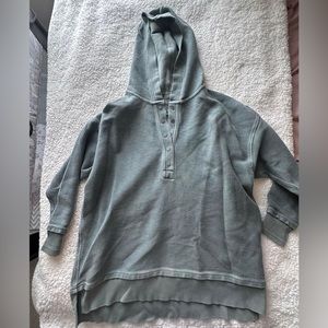 Aerie texture Henley hoodie size M